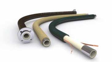 Keramische Rohrbögen mit GFK – maximaler Verschleißschutz & geringes Gewicht